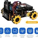 ACEBOTT STEM Robot Car Starter Kit Mecanum Wheel Camera with ESP32 Controller Board