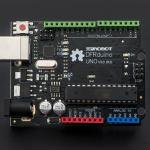 DFRduino UNO R3 with IO Expansion Shield and USB Cable A-B