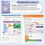 CBSE Coding, AI, Robotics and Computer Book Class 4 Edition 2 for Academic Year 2025-26 | Skillful Minds